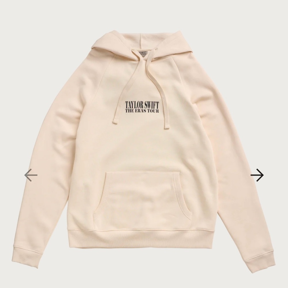 TS The Eras Tour Beige Hoodie - XS